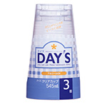 DAY'Sクリアアカップ545ml3個入